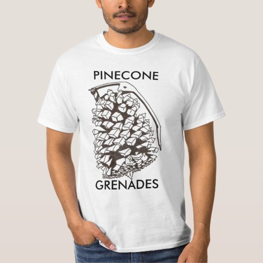 PINECONEの手榴弾 Tシャツ (正面)