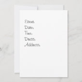 PineConeブランチHD 招待状 (裏面)