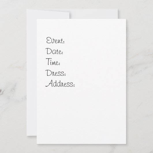 PineConeブランチHD 招待状 (裏面)