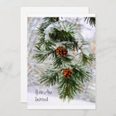 PineConeブランチHD 招待状 (正面/裏面)