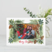 Pinecone 1枚の写真5時間365日フラット シーズンカード (スタンド正面)