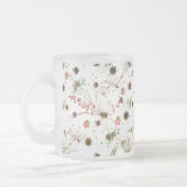 PINECONE AND BERRIES  フロストグラスマグカップ (左)