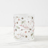 PINECONE AND BERRIES  フロストグラスマグカップ (中央)