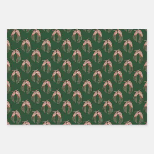 Pinecone Wrapping紙セット(3枚) ラッピングペーパーシート (正面)