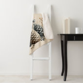 Pinecones and Crescent Moon Winter Love シェルパブランケット (インサイチュ)