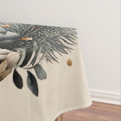 Pinecones and Crescent Moon Winter Love テーブルクロス (インサイチュ)