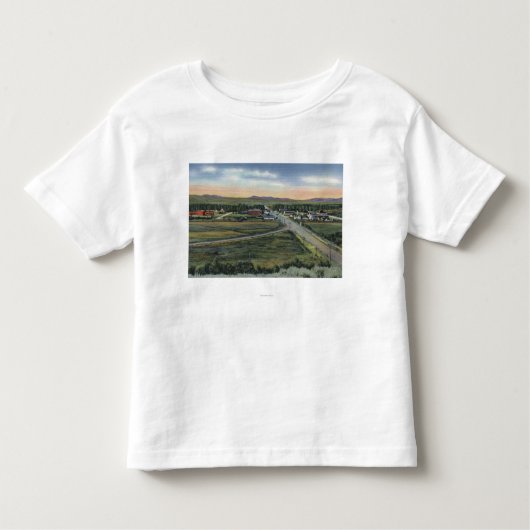 Pinedale、WY - Sublette郡の郡の首都 トドラーTシャツ (正面)