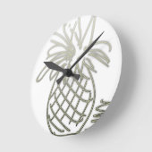 PineDoodle ラウンド壁時計 (傾斜)