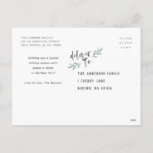 Pineneedleとメリー明るい写モダン真 シーズンポストカード (裏面)