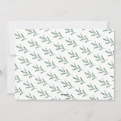 Pineneedleメリークリスマスフォトモダンー シーズンカード (裏面)