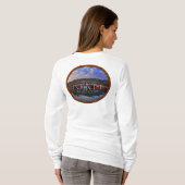 Pineridgeポイントeボートクラブ女性長袖T Tシャツ (裏面フル)