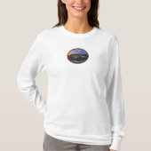 Pineridgeポイントeボートクラブ女性長袖T Tシャツ (正面)