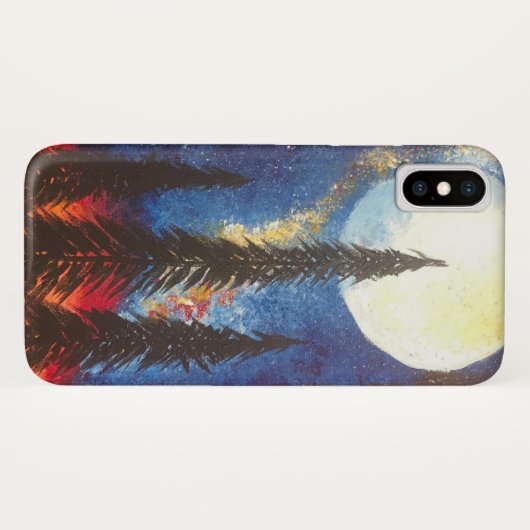 「Pines at Dusk」 iPhone X Case Case-Mate iPhoneケース (裏面(横))