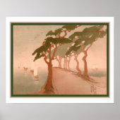 "Pines by the Sea" ca. 1912 ポスター (正面)