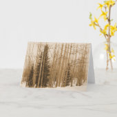 Pines in the Mix - 空白の Inside Greeting Card カード (黄色い花)