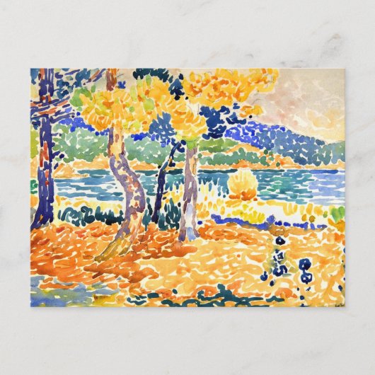 Pines on the Coast by Henri Edmond Cross ポストカード (正面)