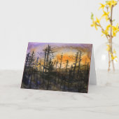 Pinescapeグリーティングカード カード (黄色い花)