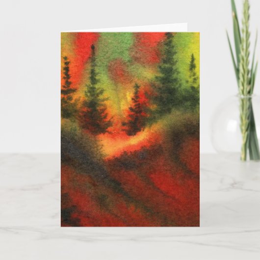 Pinescapeグリーティングカード カード (正面)