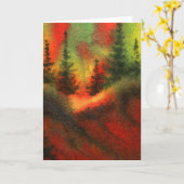 Pinescapeグリーティングカード カード (黄色い花)