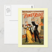 Pineyリッジのヴィンテージの劇場ポスター ポストカード (正面/裏面)