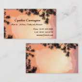 Piney日没のお母さん コーリングカード (正面/裏面)