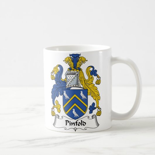 Pinfoldの家紋 コーヒーマグカップ (右)