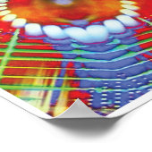 Pingキネティックコラージュ万華鏡のように千変万化するパターンポスター ポスター (角)
