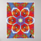 Pingキネティックコラージュ万華鏡のように千変万化するパターンポスター ポスター (正面)