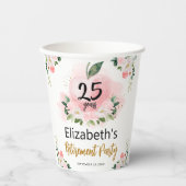 Ping金ゴールドアップル先生退職パーティー紙カップ 紙コップ (正面)