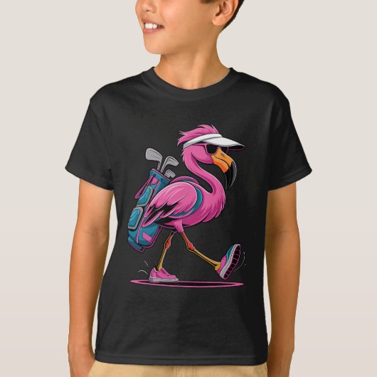 Ping フラミンゴ ゴルフ サングラス 女性 レディース メンズ ゴルフ L Tシャツ (正面)
