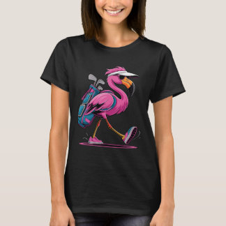 Ping Flamingo Golf Sungles Woman Ladies Men Golf L Tシャツ