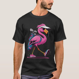 Ping Flamingo Golf Sungles Woman Ladies Men Golf L Tシャツ