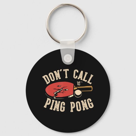 Ping Pongプレイヤータブにping pongと呼ぶのではない キーホルダー (正面)