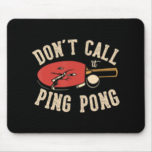 Ping Pongプレイヤータブにping pongと呼ぶのではない マウスパッド