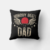 Ping PongプレーヤーテーブルテンのNobodyビートパパ クッション (裏面)