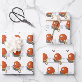 Ping Pong ラッピングペーパーシート