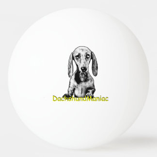 Ping Pong Ball DaschundManiac 卓球ボール
