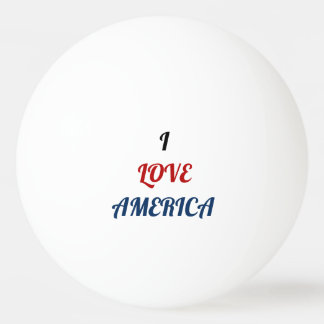 Ping Pong Ball - I Love America 卓球ボール