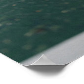 Ping Pong Ball on Green Table Court ポスター (角)