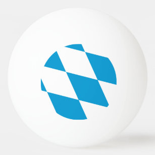 Ping pong ball with Flag of Bavaria（ドイツ） 卓球ボール