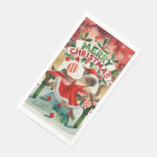 Ping Pong Christmas Themed for Siamese Cat Lovers (コーナー)