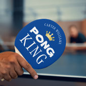 PING PONG KING オリジナルデザイン 青 卓球ラケット