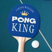 PING PONG KING オリジナルデザイン 青 卓球ラケット