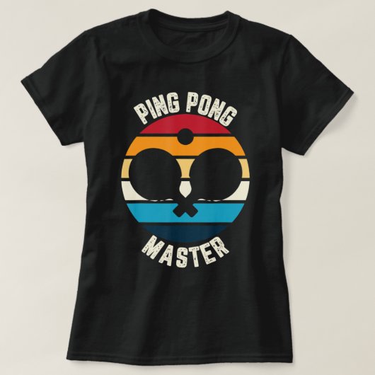 Ping Pong Master Table Tennis Tシャツ (デザイン正面)