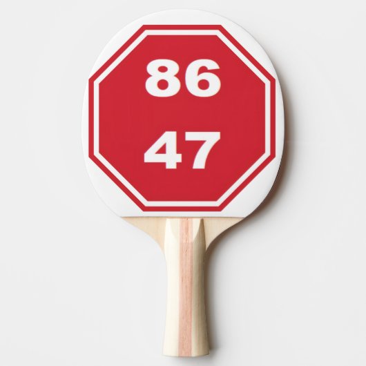 Ping Pong Paddle 卓球ラケット (正面)
