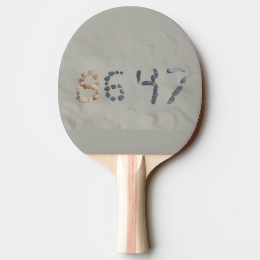 Ping Pong Paddle 卓球ラケット (裏面)