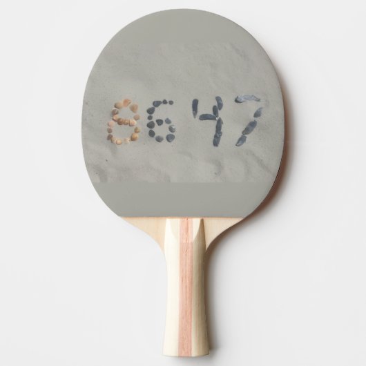Ping Pong Paddle 卓球ラケット (正面)