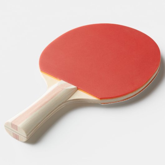 Ping Pong Paddle Orange & White Square 卓球ラケット (裏面アングル)