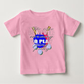 Ping Pong player's declaration ベビーTシャツ (正面)