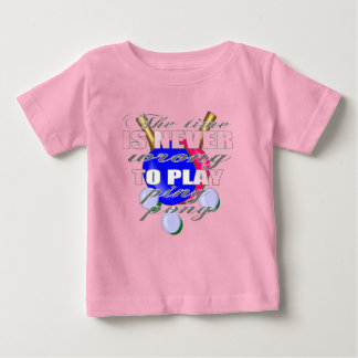 Ping Pong player's declaration ベビーTシャツ